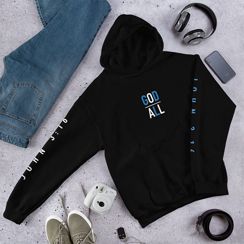Jesus Is The One And Only Print Men's Hoodie