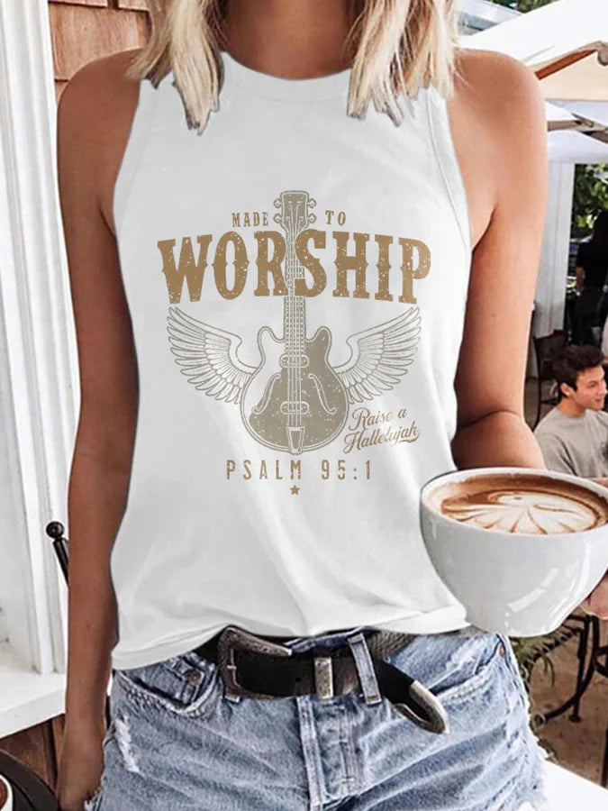 Psalm 95 Faith Tank Top