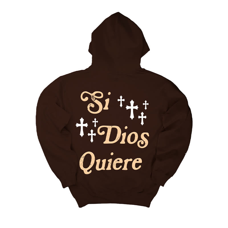 Si Dios Quiere Print Women's Hoodie