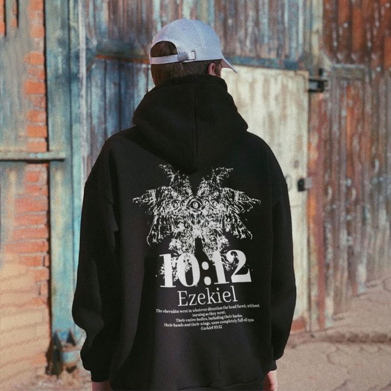 Ezekiel 10:12 Print Christian Hoodie