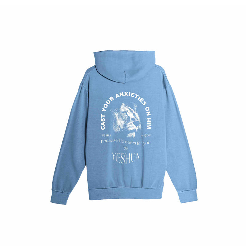 Cast Your Anxieties On Him Print Hoodie