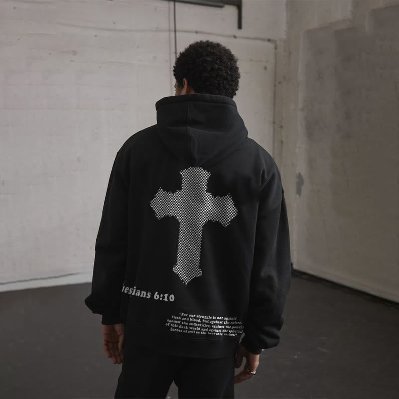 Ephesians 6:10 Print Long Sleeve Hoodie