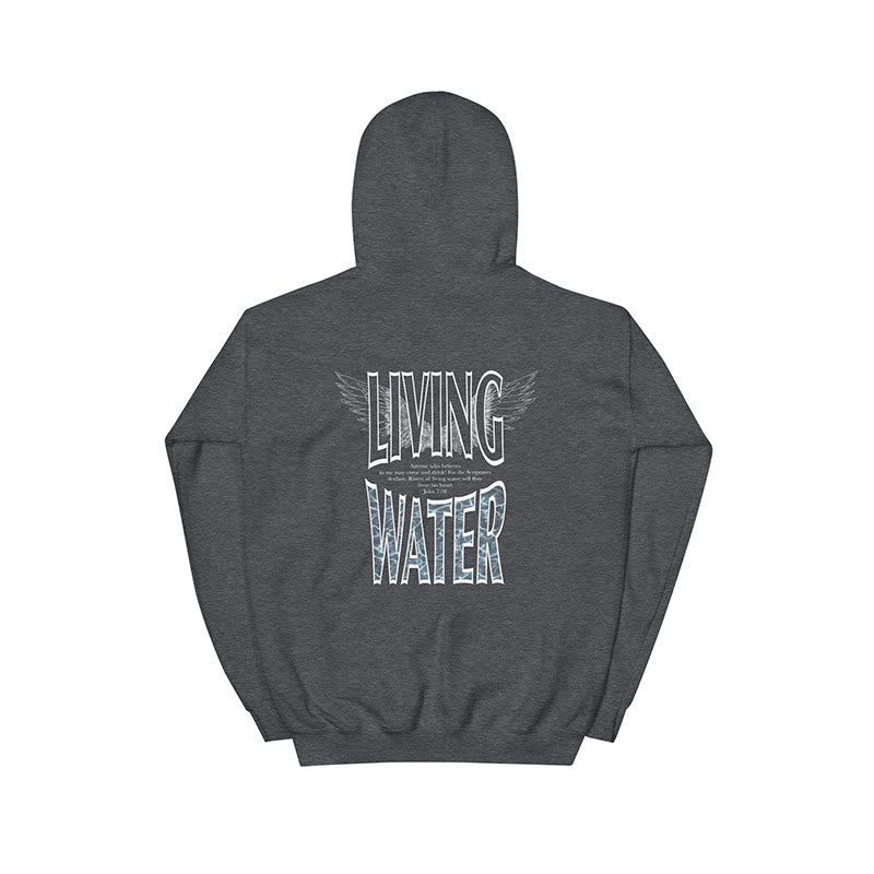 Living Water Print Men's Hoodie