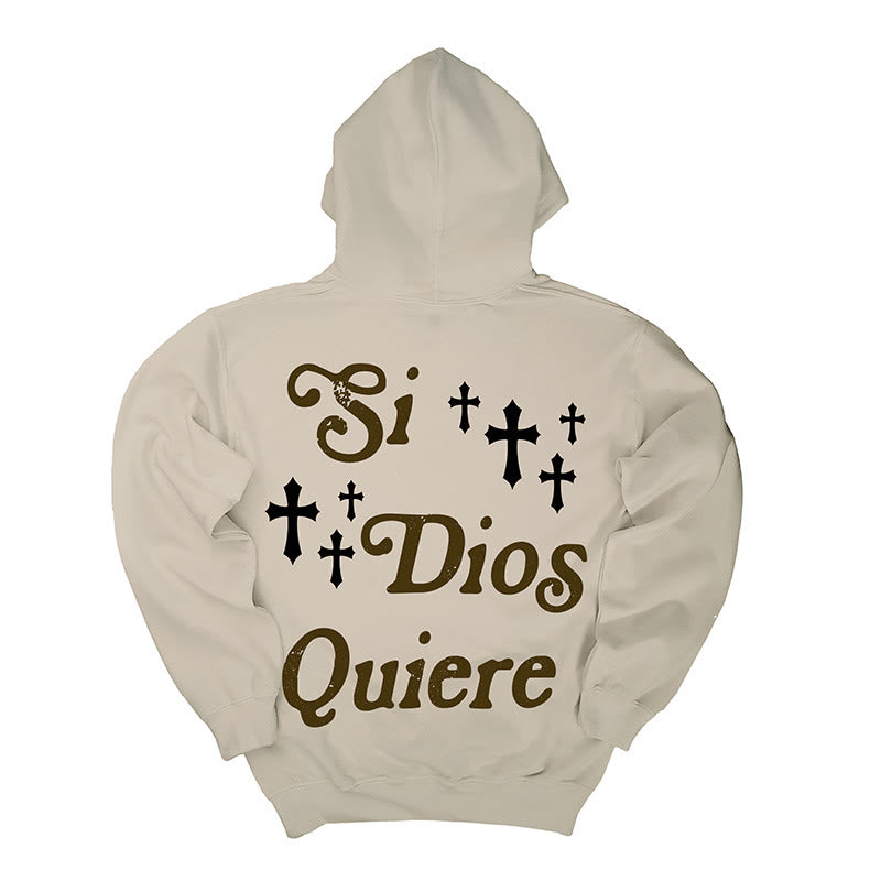 Si Dios Quiere Print Women's Hoodie