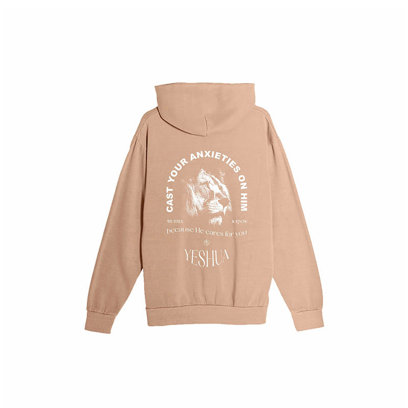 Cast Your Anxieties On Him Print Hoodie