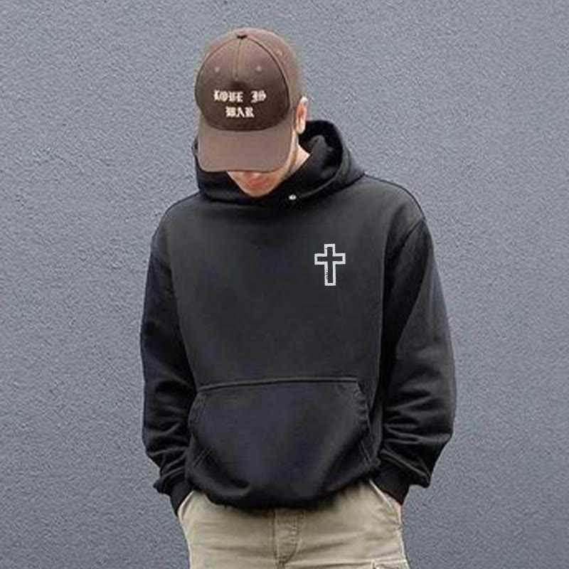 Refuge Of Sinners Print Christian Hoodie