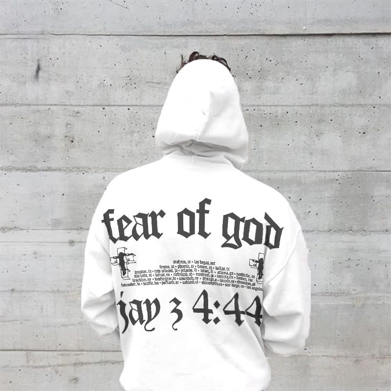 Jay Z 4:44 Print Christian Hoodie