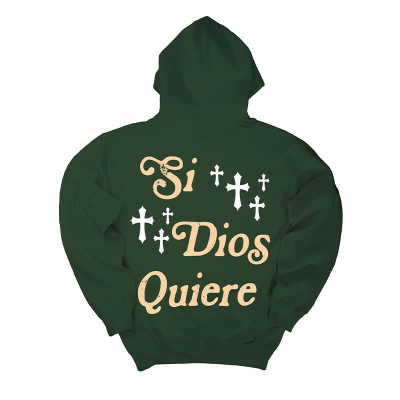 Si Dios Quiere Print Women's Hoodie