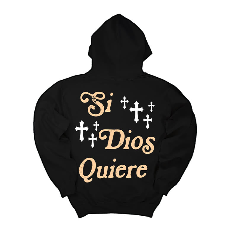 Si Dios Quiere Print Women's Hoodie