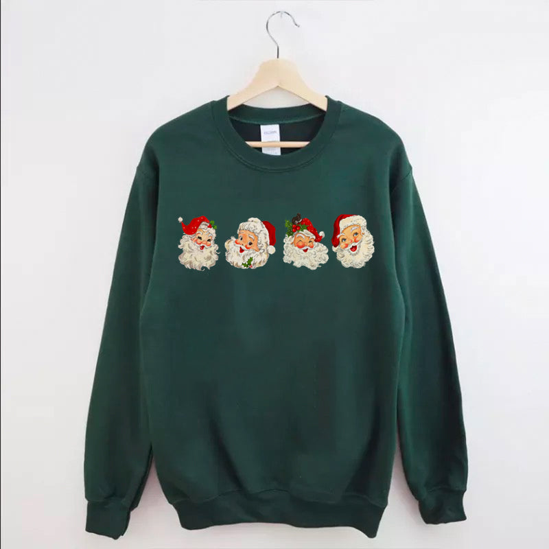 Vintage Christmas Santa Claus Sweatshirt