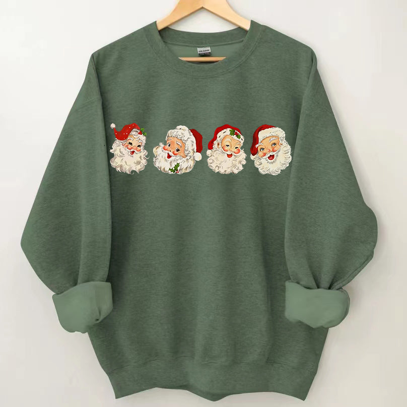 Vintage Christmas Santa Claus Sweatshirt