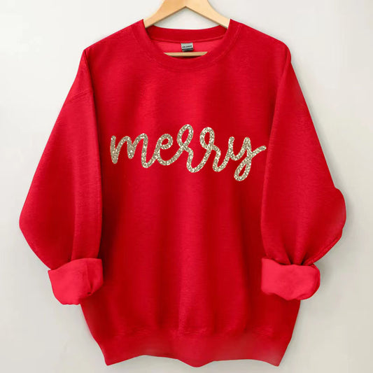 Christmas glitter Sweatshirt