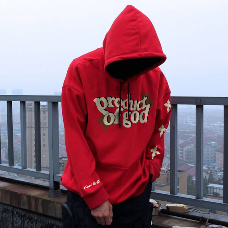 Product Of God Print Hoodie