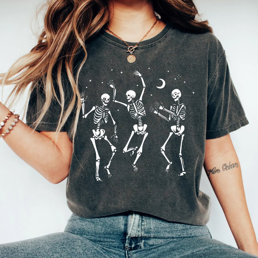 Halloween Party Dancing Skeleton Shirt