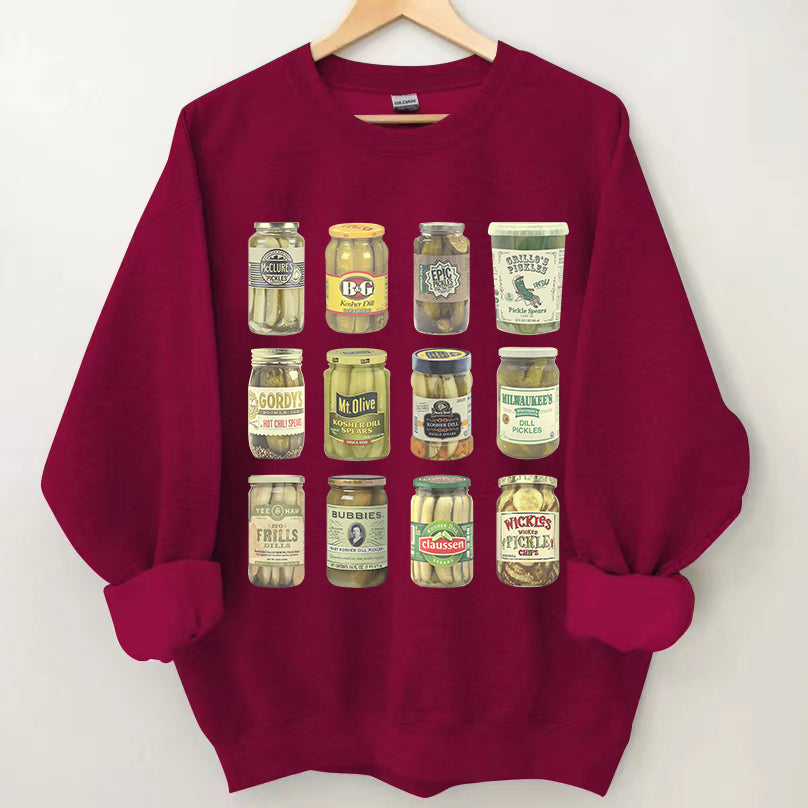 Vintage Canned Pickles Sweatshirt